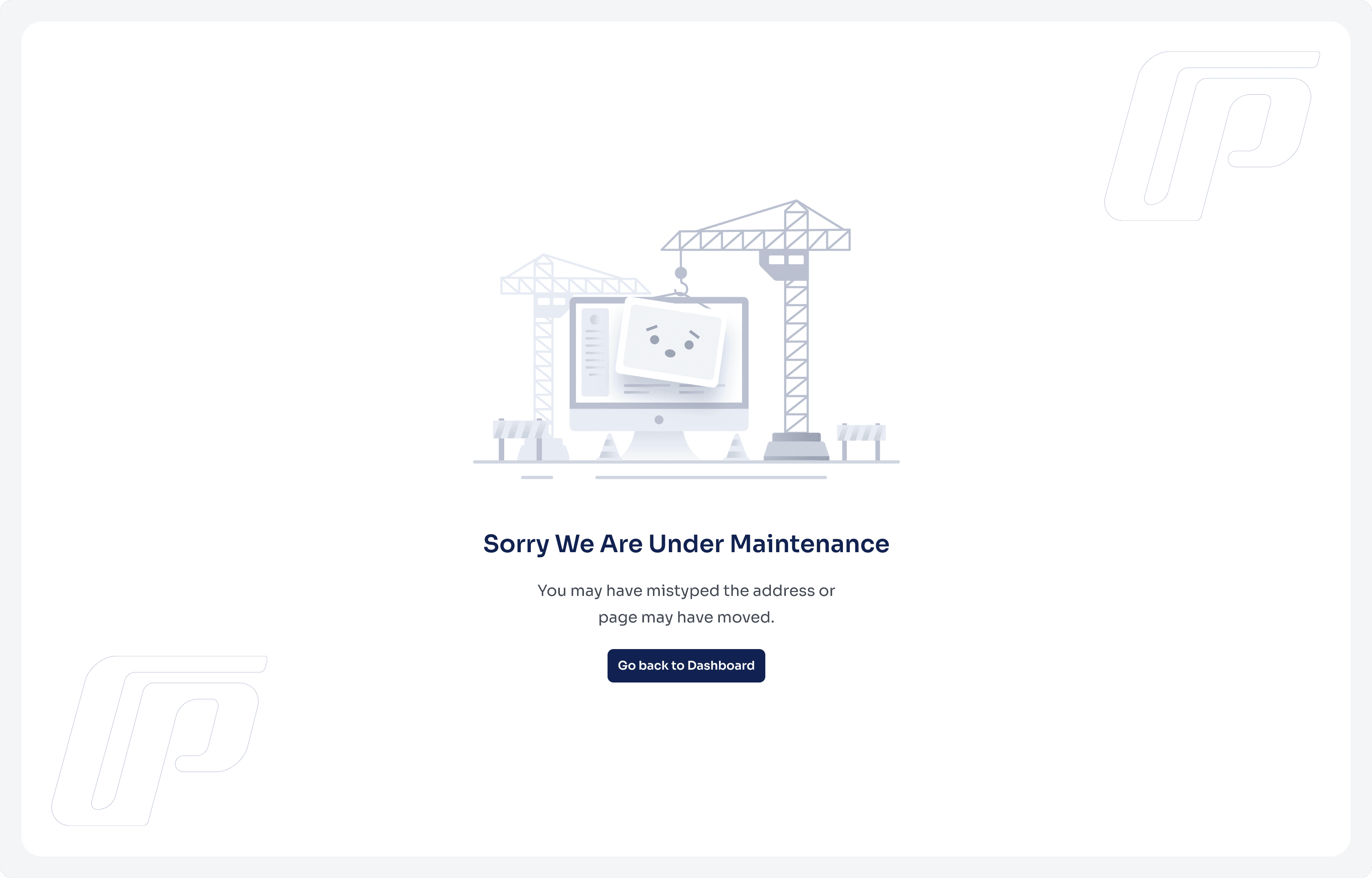 Turfly error state illustration screen